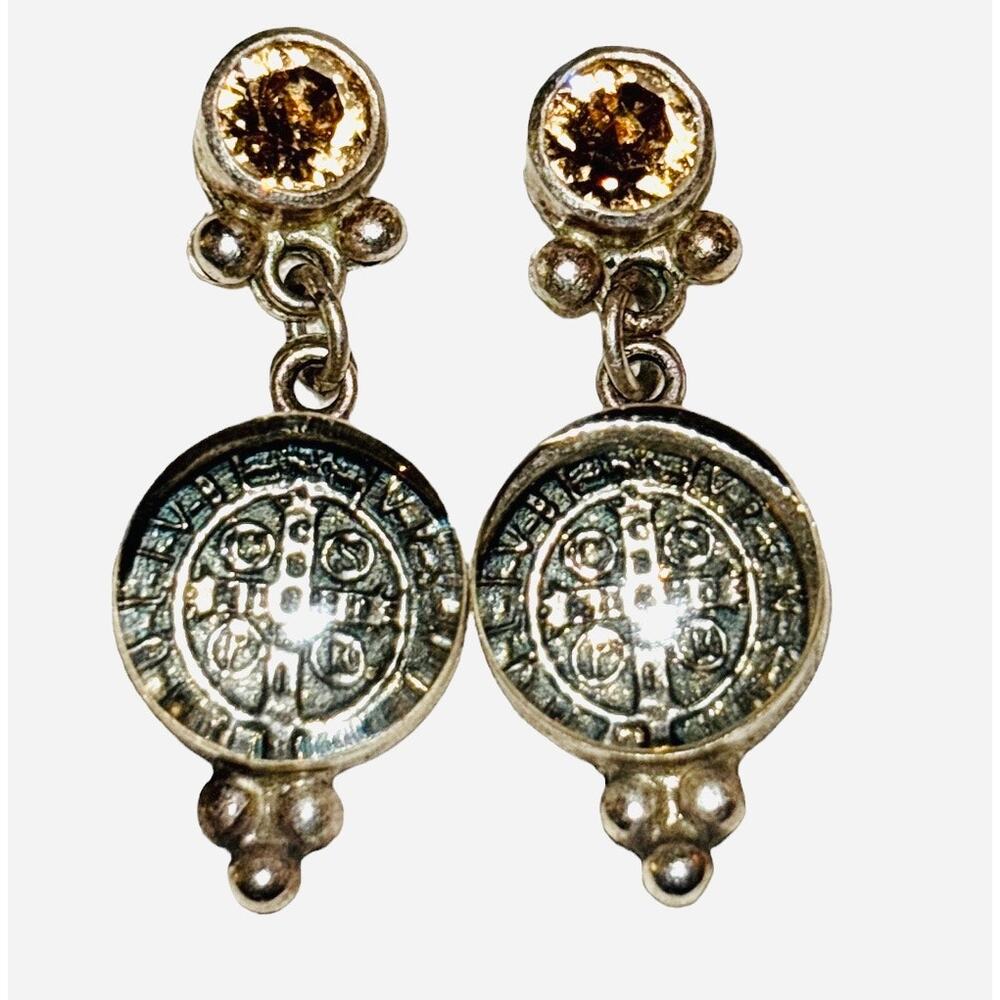 Virgins Saints & Angels Allegra San Benito Sterling 925 Earrings